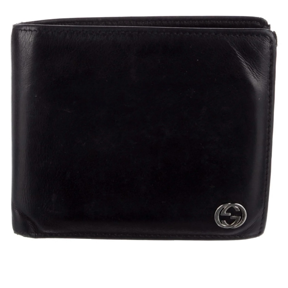 Gucci Interlocking GG Men's Bifold Leather Wallet - Picture 4 of 6